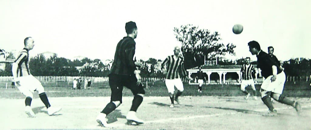 A football match